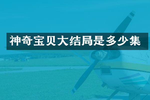 神奇宝贝大结局是多少集