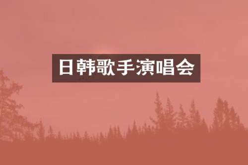 日韩歌手演唱会