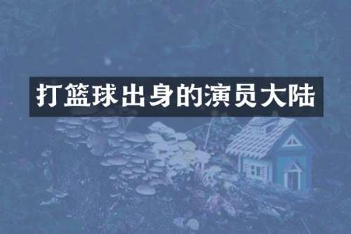 打篮球出身的演员大陆