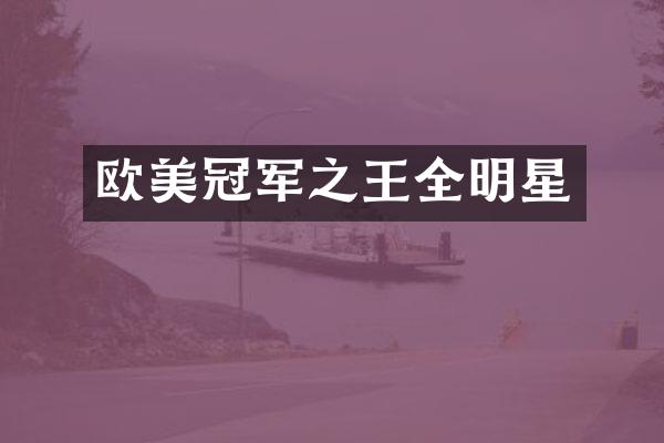 欧美冠军之王全明星