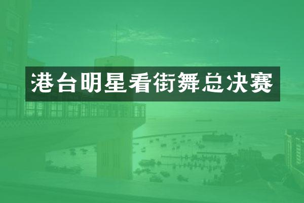港台明星看街舞总决赛