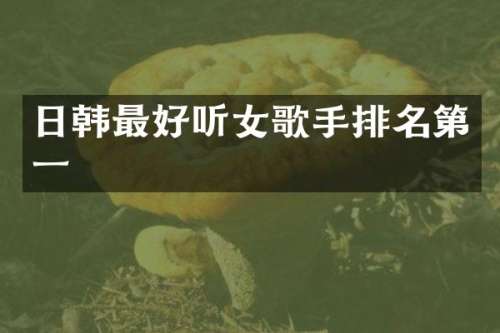 日韩最好听女歌手排名第一