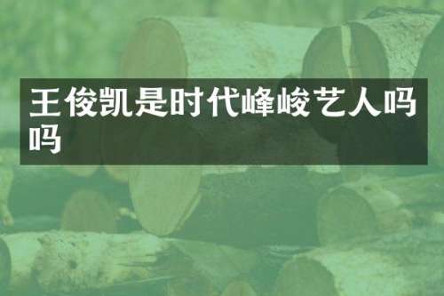 王俊凯是时代峰峻艺人吗吗