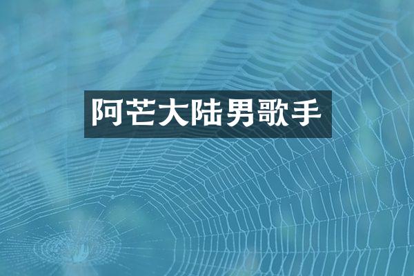 阿芒大陆男歌手