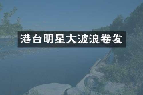港台明星浪卷发