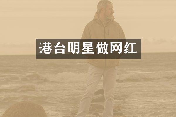 港台明星做网红
