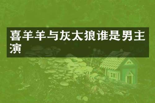 喜羊羊与灰太狼谁是男主演
