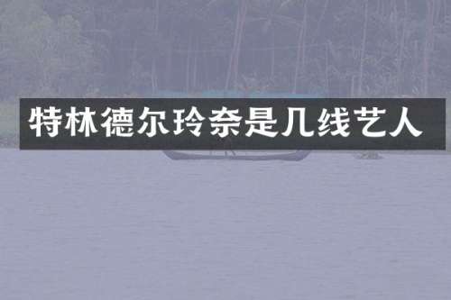 特林德尔玲奈是几线艺人