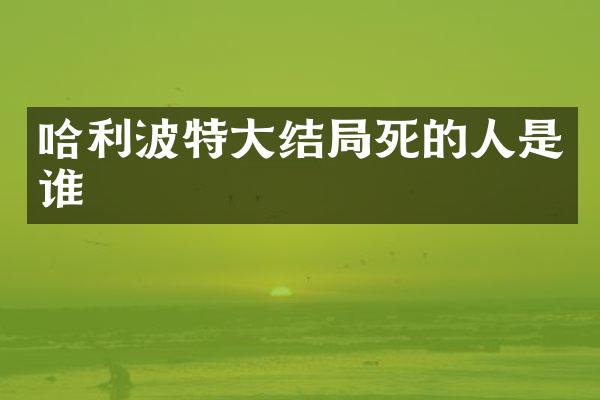 哈利波特大结局死的人是谁