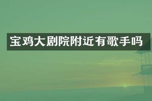 宝鸡大剧院附近有歌手吗