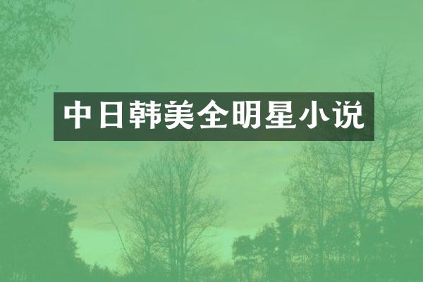 中日韩美全明星小说