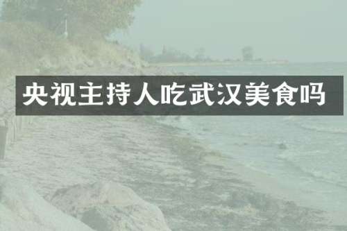 央视主持人吃武汉美食吗