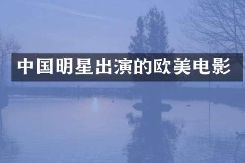 中国明星出演的欧美电影