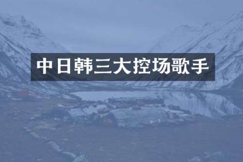 中日韩三大控场歌手