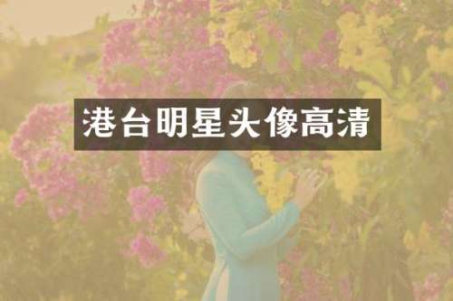 港台明星头像高清