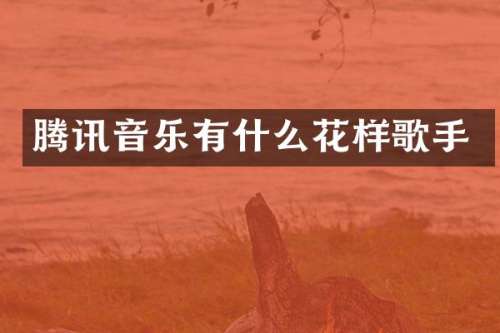 腾讯音乐有什么花样歌手