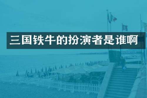 三国铁牛的扮演者是谁啊