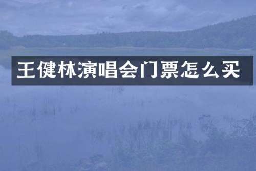 王健林演唱会门票怎么买