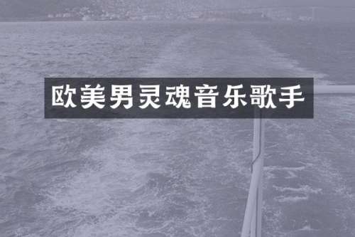 欧美男灵魂音乐歌手