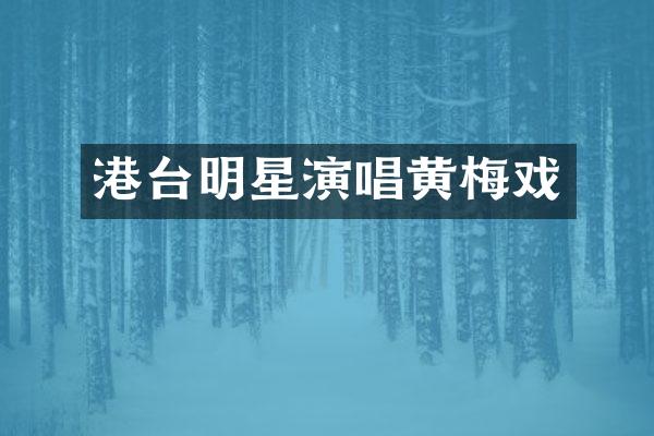 港台明星演唱黄梅戏