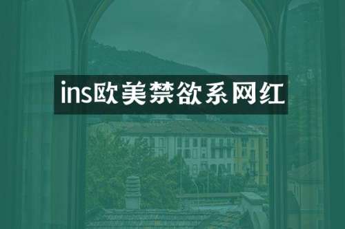 ins欧美禁欲系网红