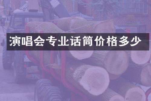 演唱会专业话筒价格多少