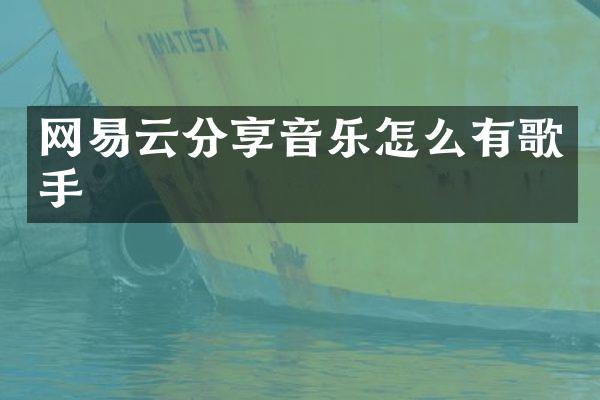 网易云分享音乐怎么有歌手