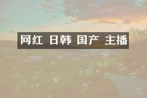 网红 日韩 国产 主播