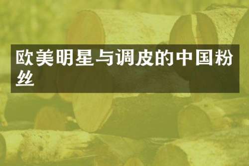 欧美明星与调皮的中国粉丝