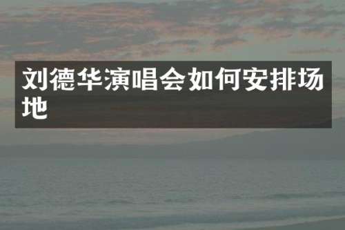 刘德华演唱会如何安排场地