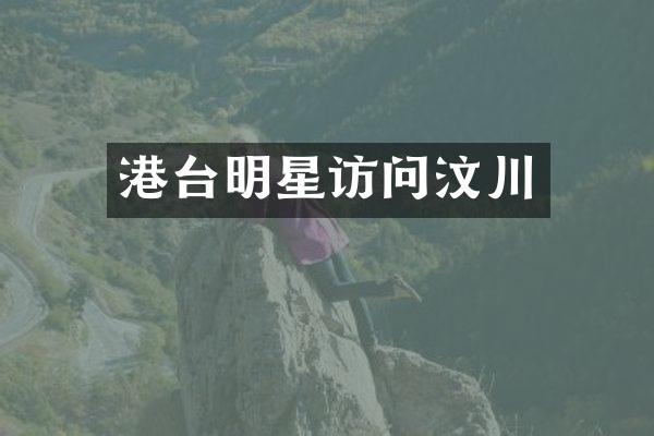 港台明星访问汶川