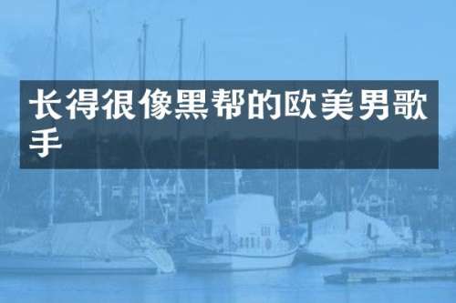 长得很像黑帮的欧美男歌手
