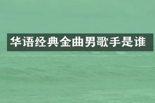 华语经典金曲男歌手是谁