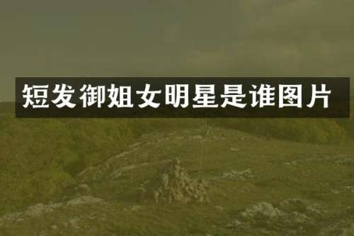 短发御姐女明星是谁图片