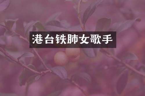 港台铁肺女歌手