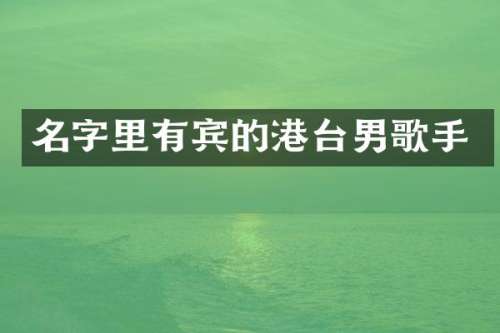 名字里有宾的港台男歌手