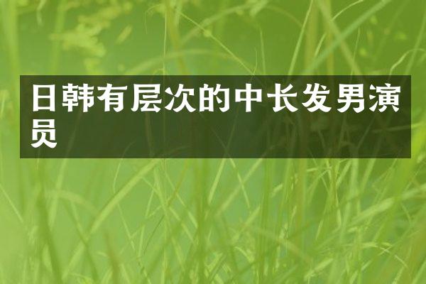 日韩有层次的中长发男演员