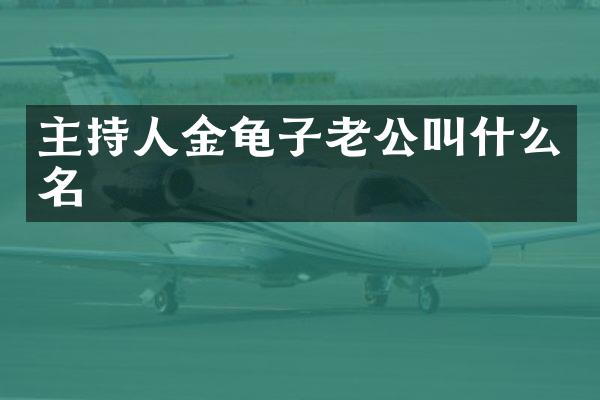 主持人金龟子老公叫什么名