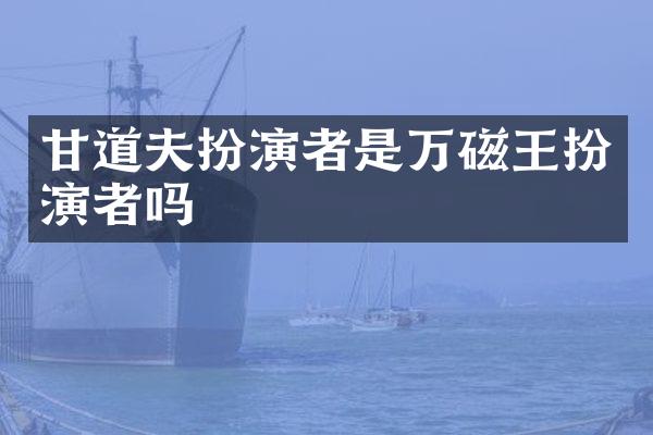 甘道夫扮演者是万磁王扮演者吗