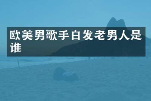 欧美男歌手白发老男人是谁