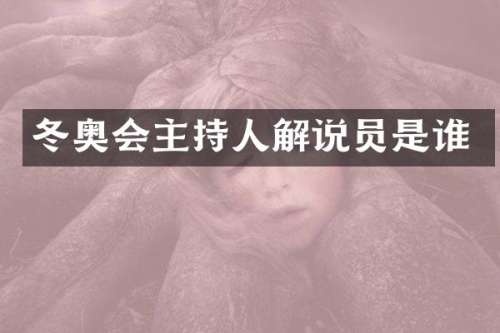 冬奥会主持人解说员是谁