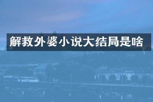 解救外婆小说大结局是啥