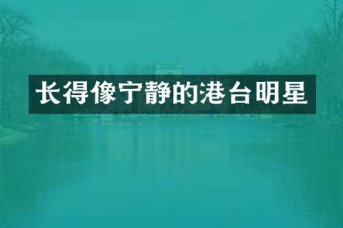 长得像宁静的港台明星