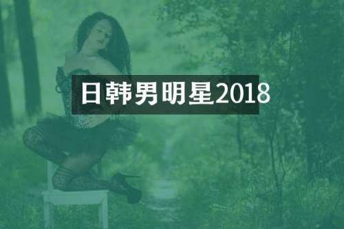 日韩男明星2018