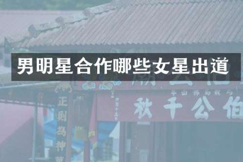 男明星合作哪些女星出道