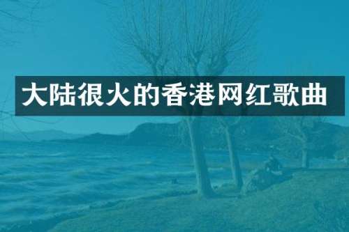 大陆很火的香港网红歌曲
