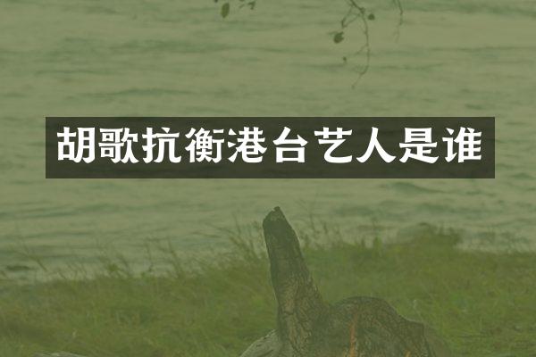 胡歌抗衡港台艺人是谁
