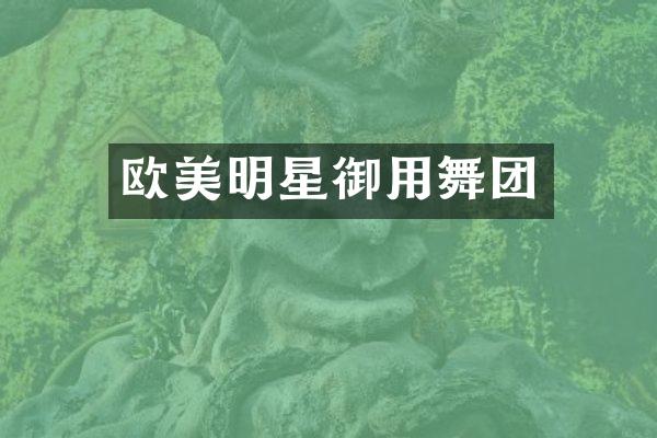 欧美明星御用舞团