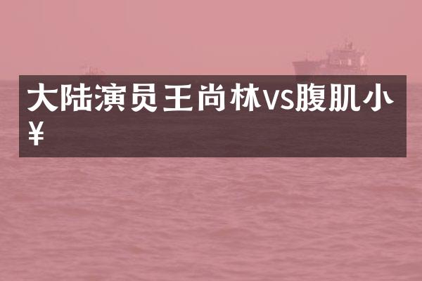 大陆演员王尚林vs腹肌小哥