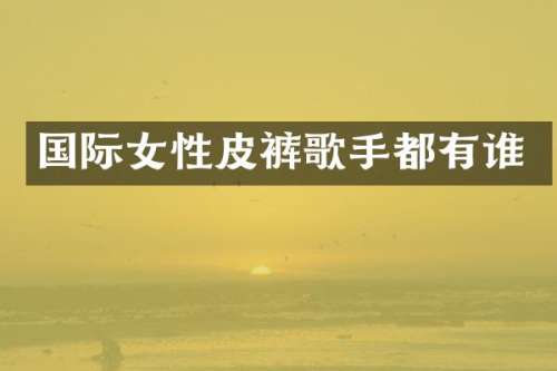 国际女性皮裤歌手都有谁